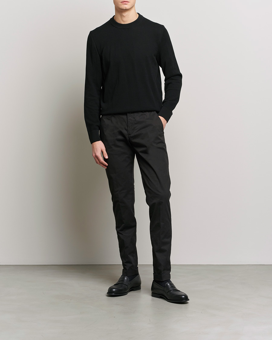 Herren | Hosen | Briglia 1949 | Slim Fit Cotton Chinos Black