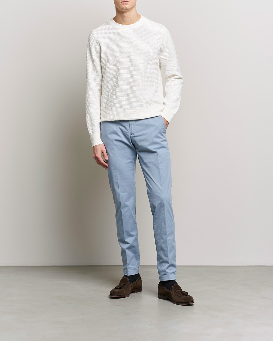 Herren | Hosen | Briglia 1949 | Slim Fit Cotton Chinos Light Blue