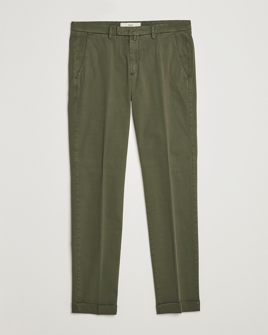 Herren | Hosen | Briglia 1949 | Slim Fit Cotton Chinos Olive