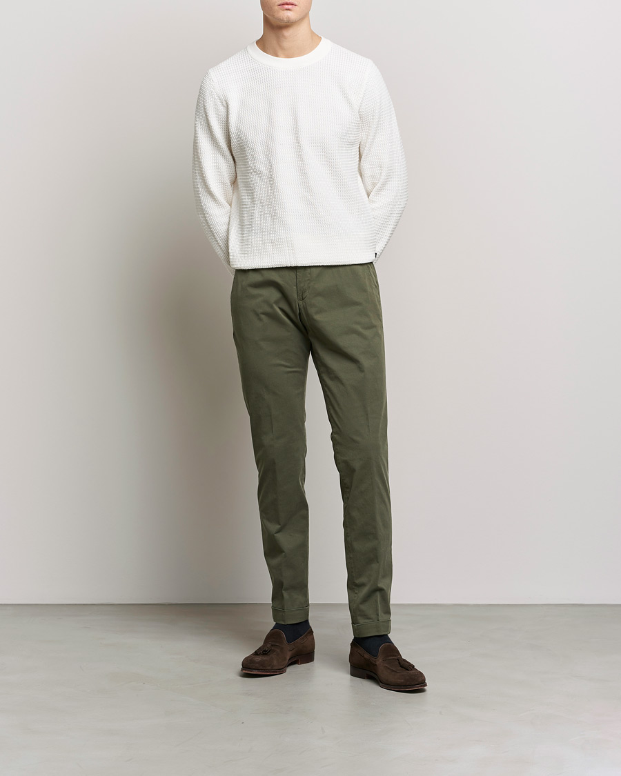 Herren | Hosen | Briglia 1949 | Slim Fit Cotton Chinos Olive