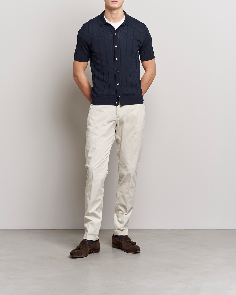 Herren | Hosen | Briglia 1949 | Slim Fit Cotton Chinos Cream