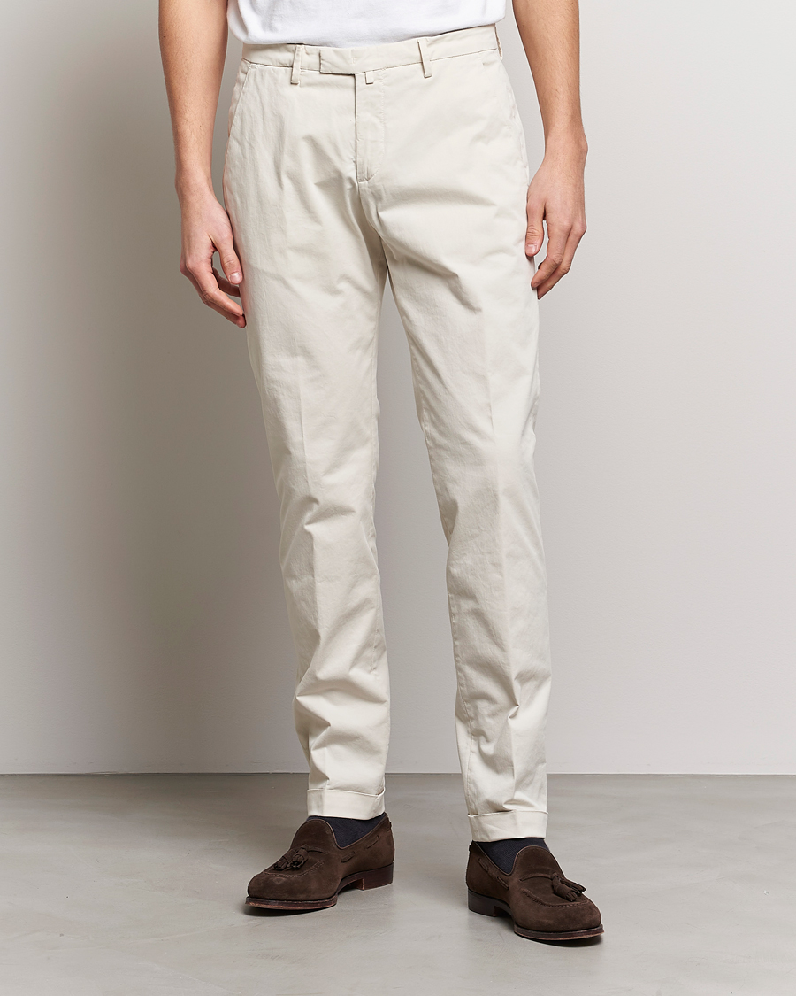 Herren | Hosen | Briglia 1949 | Slim Fit Cotton Chinos Cream