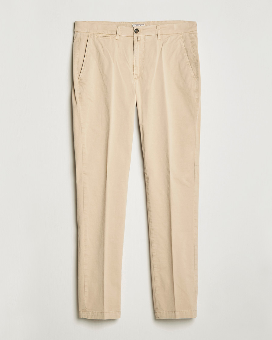 Herren | Hosen | Briglia 1949 | Tapered Fit Cotton Twill Stretch Chinos Beige