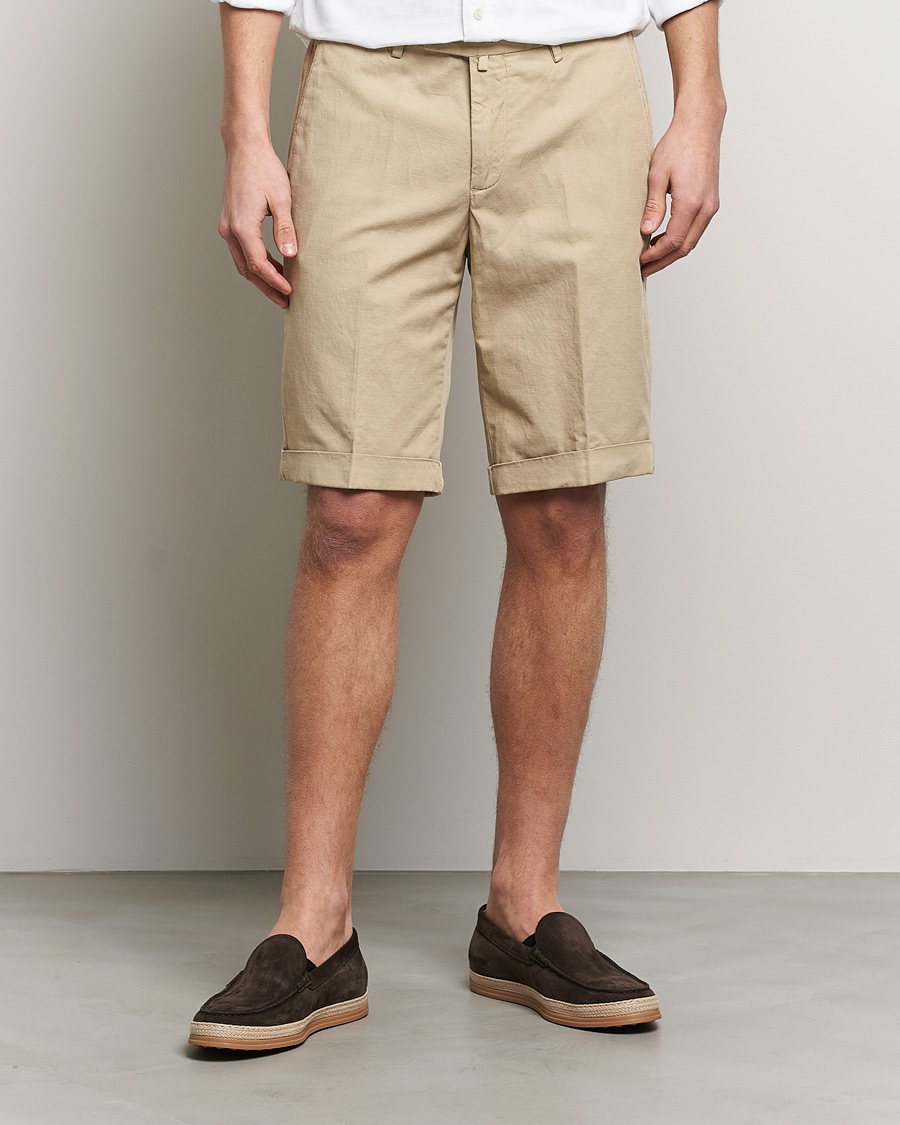 Herren | Shorts | Briglia 1949 | Linen/Cotton Shorts Beige