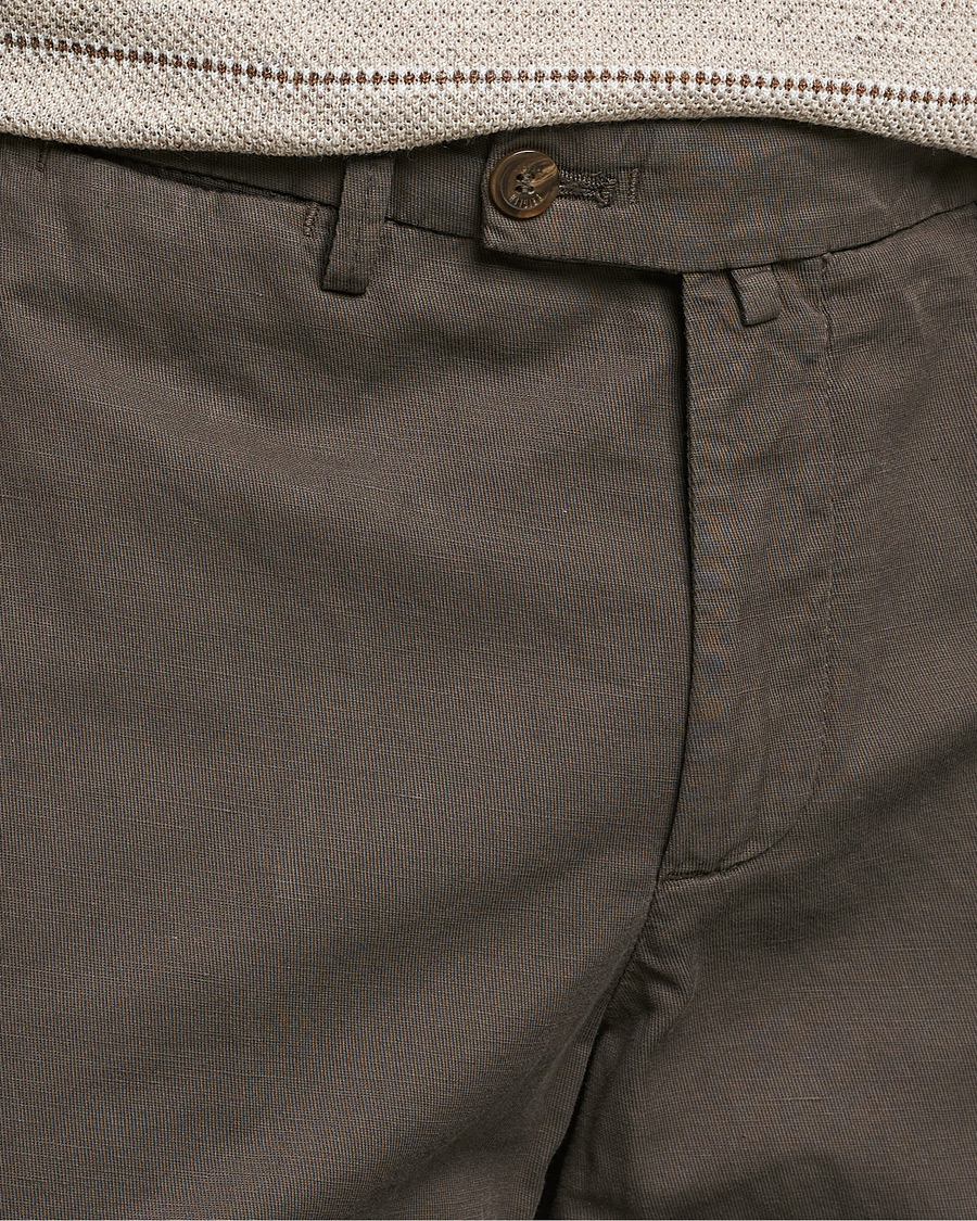 Herren | Shorts | Briglia 1949 | Linen/Cotton Shorts Brown