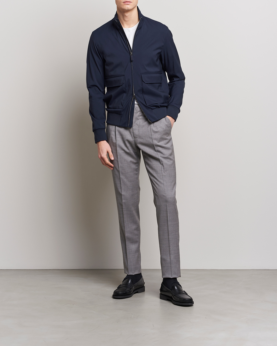 Herren | Jacken | Herno | Loro Piana Harrington Jacket Navy