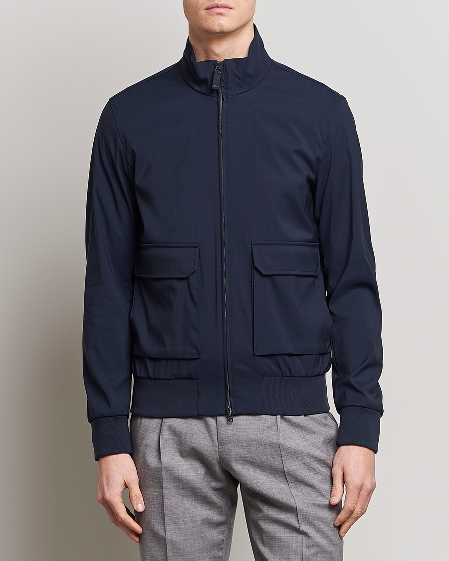 Herren | Jacken | Herno | Loro Piana Harrington Jacket Navy