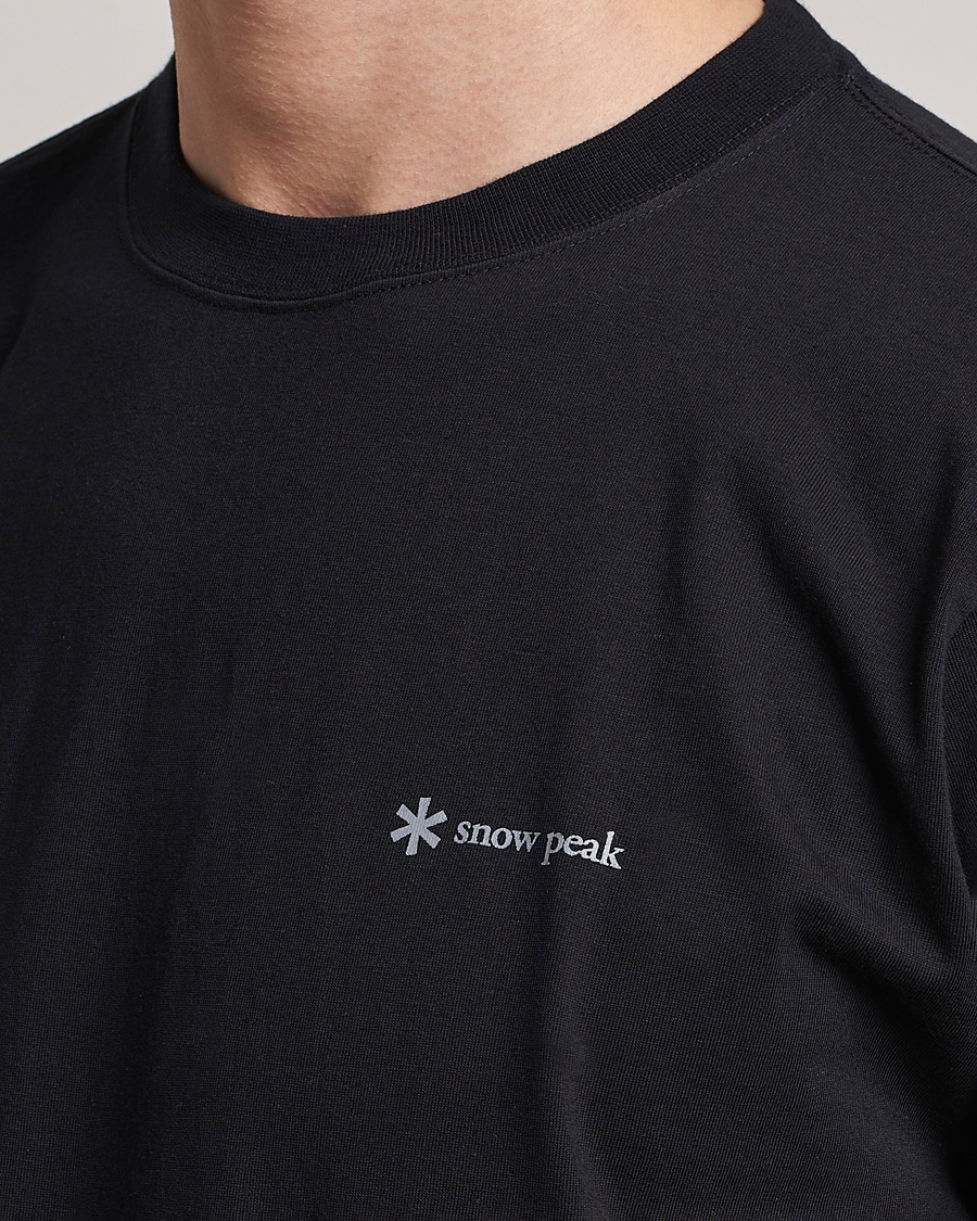 Herren | T-Shirts | Snow Peak | Organic Cotton Logo T-Shirt Black