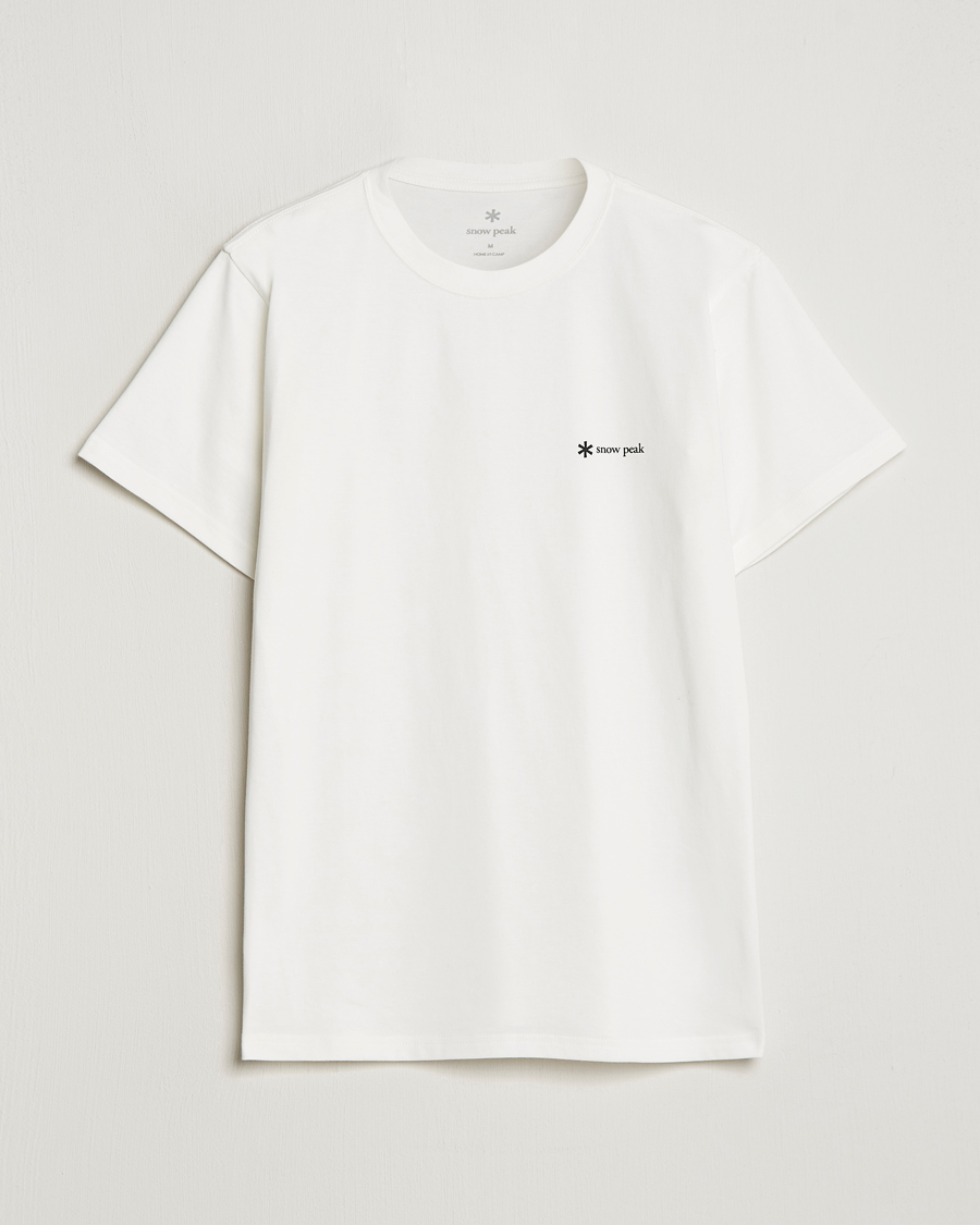 Herren | T-Shirts | Snow Peak | Organic Cotton Logo T-Shirt White