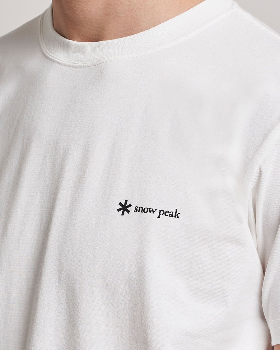 Herren | T-Shirts | Snow Peak | Organic Cotton Logo T-Shirt White