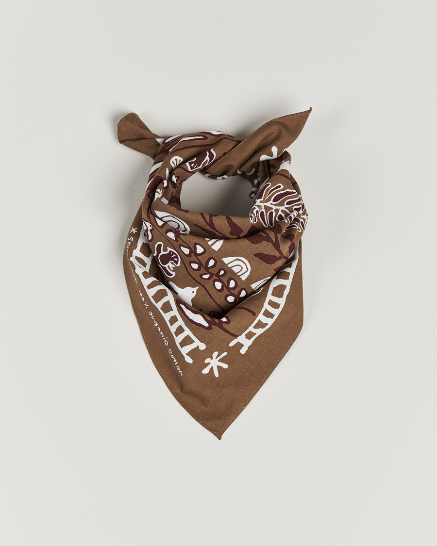 Herren | Snow Peak OG Cotton Nordic Bandana Brown | Snow Peak | OG Cotton Nordic Bandana Brown