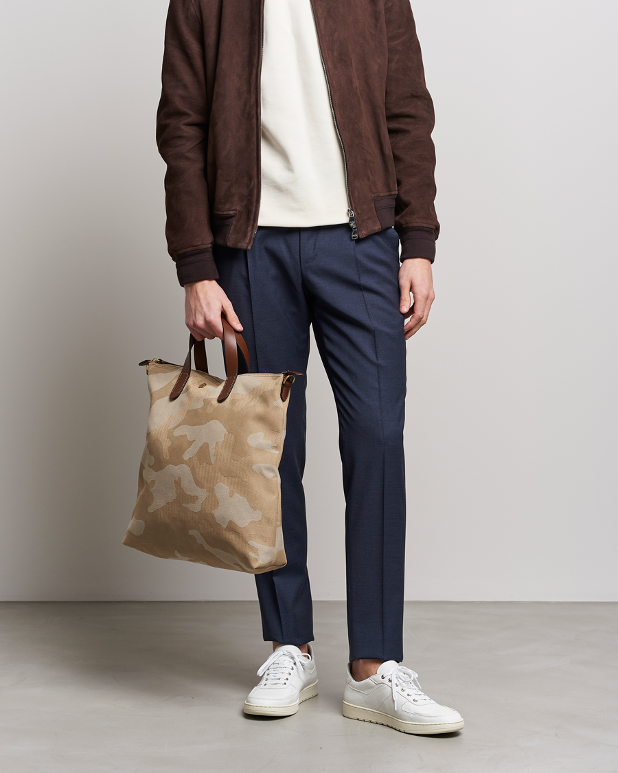 Herren | Mismo M/S Canvas Shopper Shades of Dune/Cuoio | Mismo | M/S Canvas Shopper Shades of Dune/Cuoio