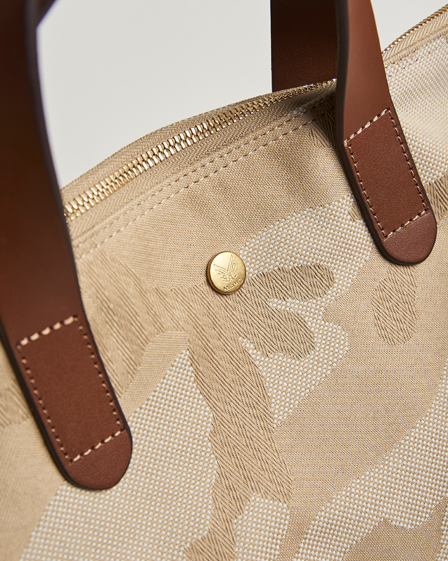 Herren | Mismo M/S Canvas Shopper Shades of Dune/Cuoio | Mismo | M/S Canvas Shopper Shades of Dune/Cuoio