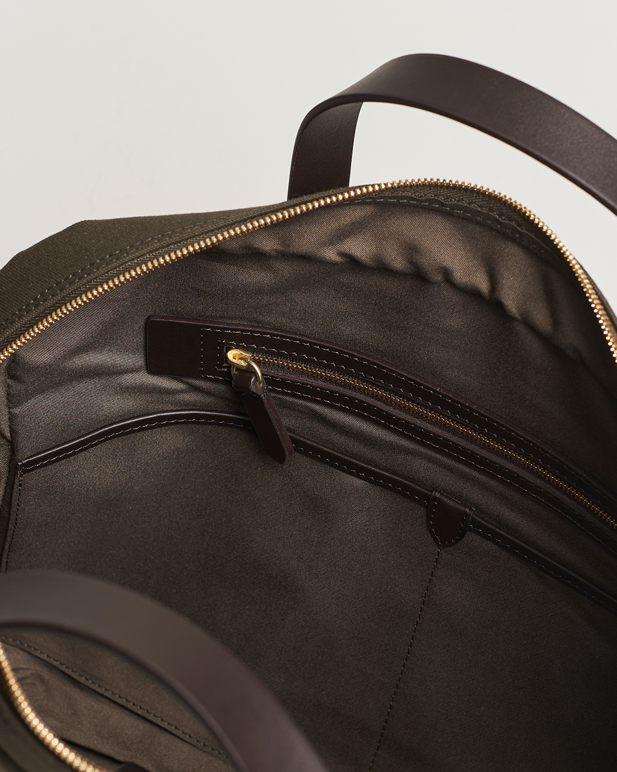 Herren | Taschen | Mismo | M/S Aspire Briefcase Army/Dark Brown