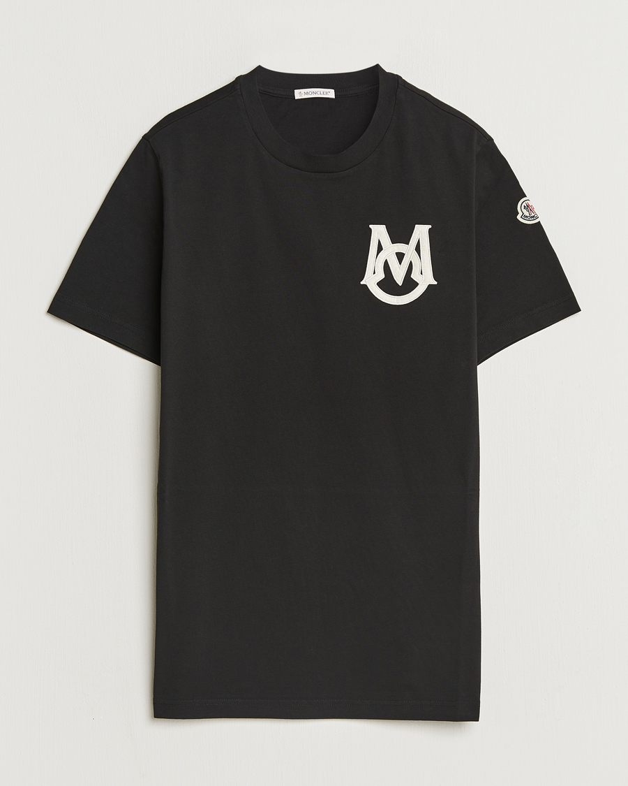 Herren | T-Shirts | Moncler | Embossed Logo T-Shirt Black