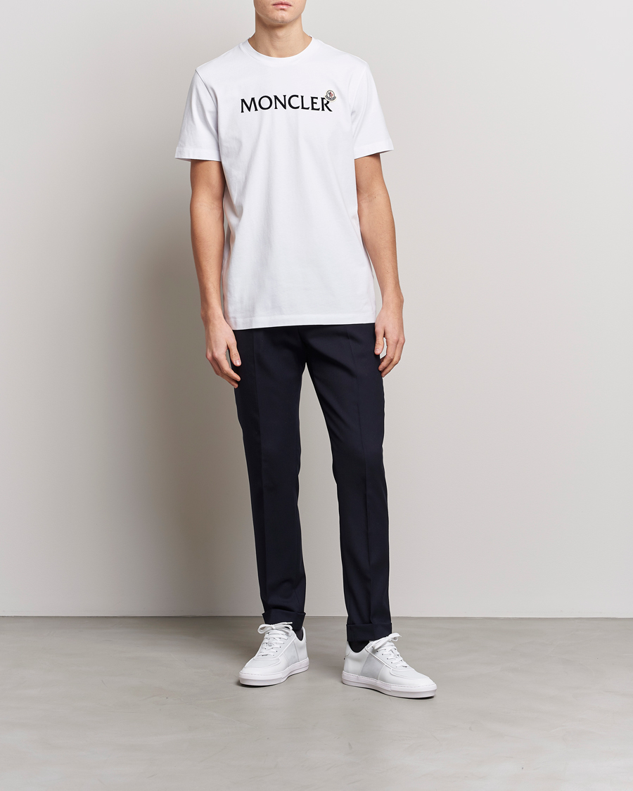 Herren | T-Shirts | Moncler | Lettering T-Shirt White