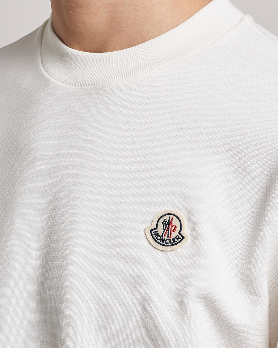 Herren | Pullover | Moncler | Logo Patch Sweatshirt White