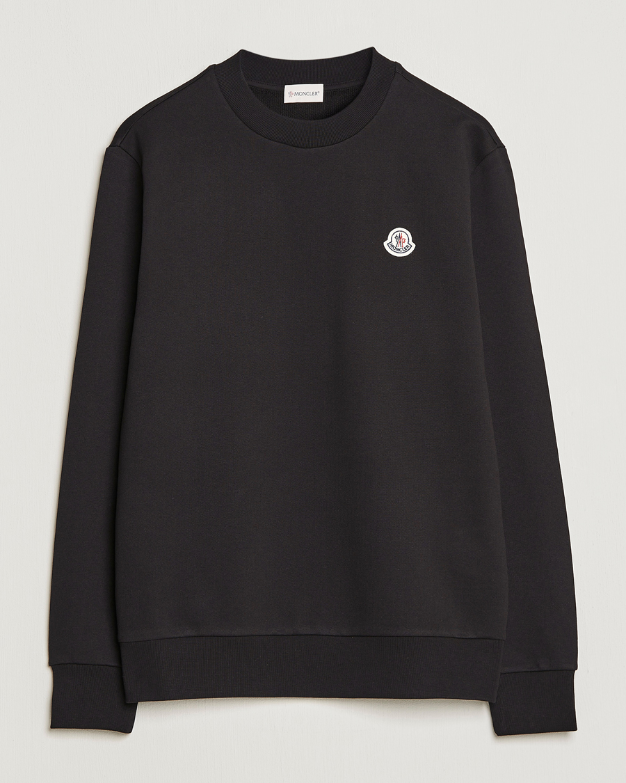 Herren | Pullover | Moncler | Logo Patch Sweatshirt Black