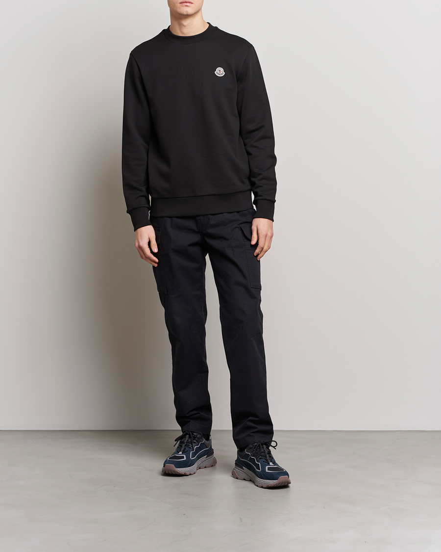 Herren | Pullover | Moncler | Logo Patch Sweatshirt Black