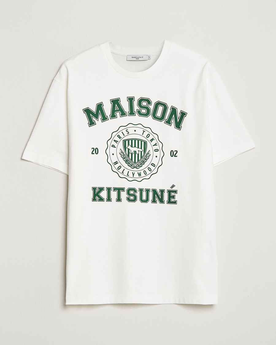 Herren | T-Shirts | Maison Kitsuné | Varsity Comfort Tee Off White