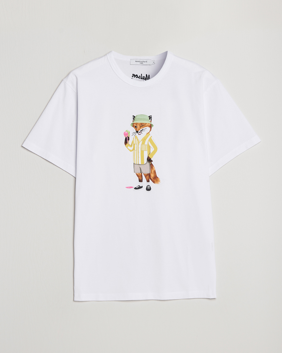 Herren | T-Shirts | Maison Kitsuné | Summer Fox Print Tee White