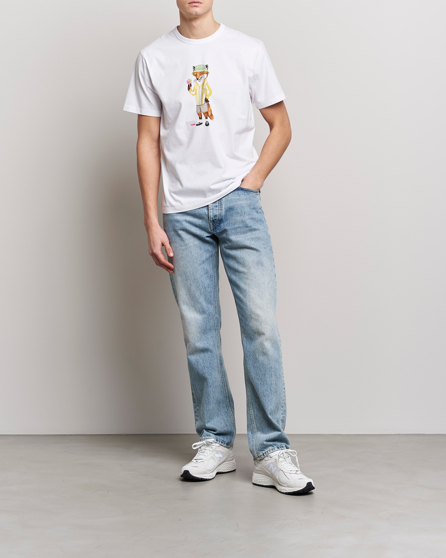 Herren | T-Shirts | Maison Kitsuné | Summer Fox Print Tee White