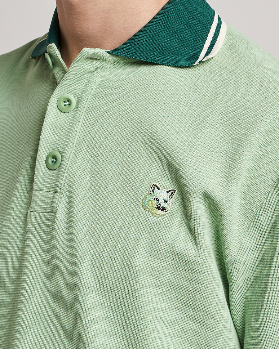 Herren | Poloshirts | Maison Kitsuné | Tonal Fox Head Polo Mint