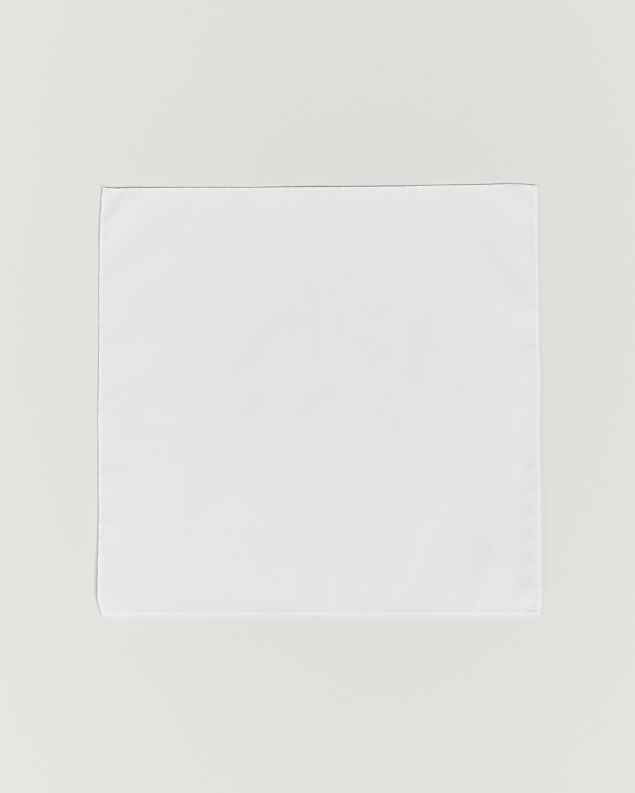 Herren | Einstecktücher | BOSS BLACK | Cotton Pocket Square White