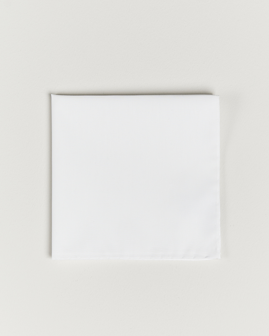 Herren | Einstecktücher | BOSS BLACK | Cotton Pocket Square White