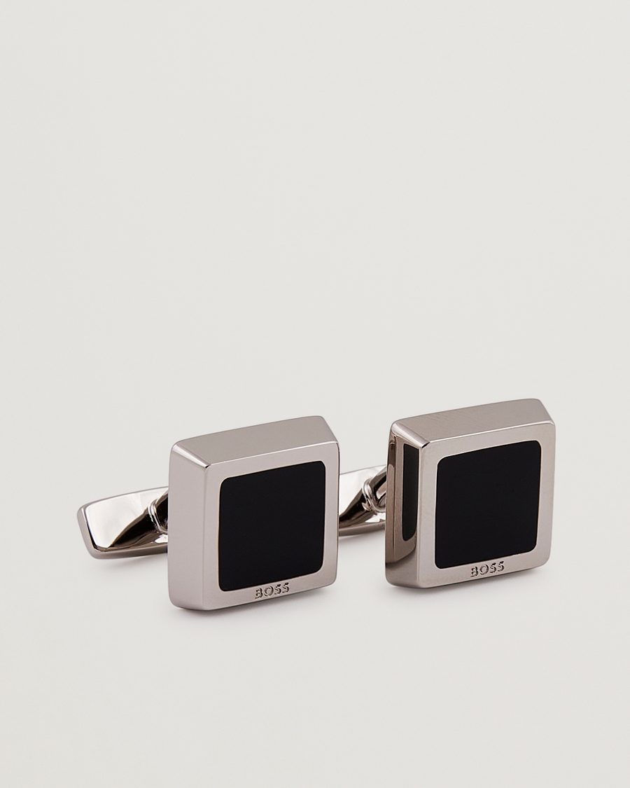 Herren | Franzisko Cufflink Black | BOSS BLACK | Franzisko Cufflink Black