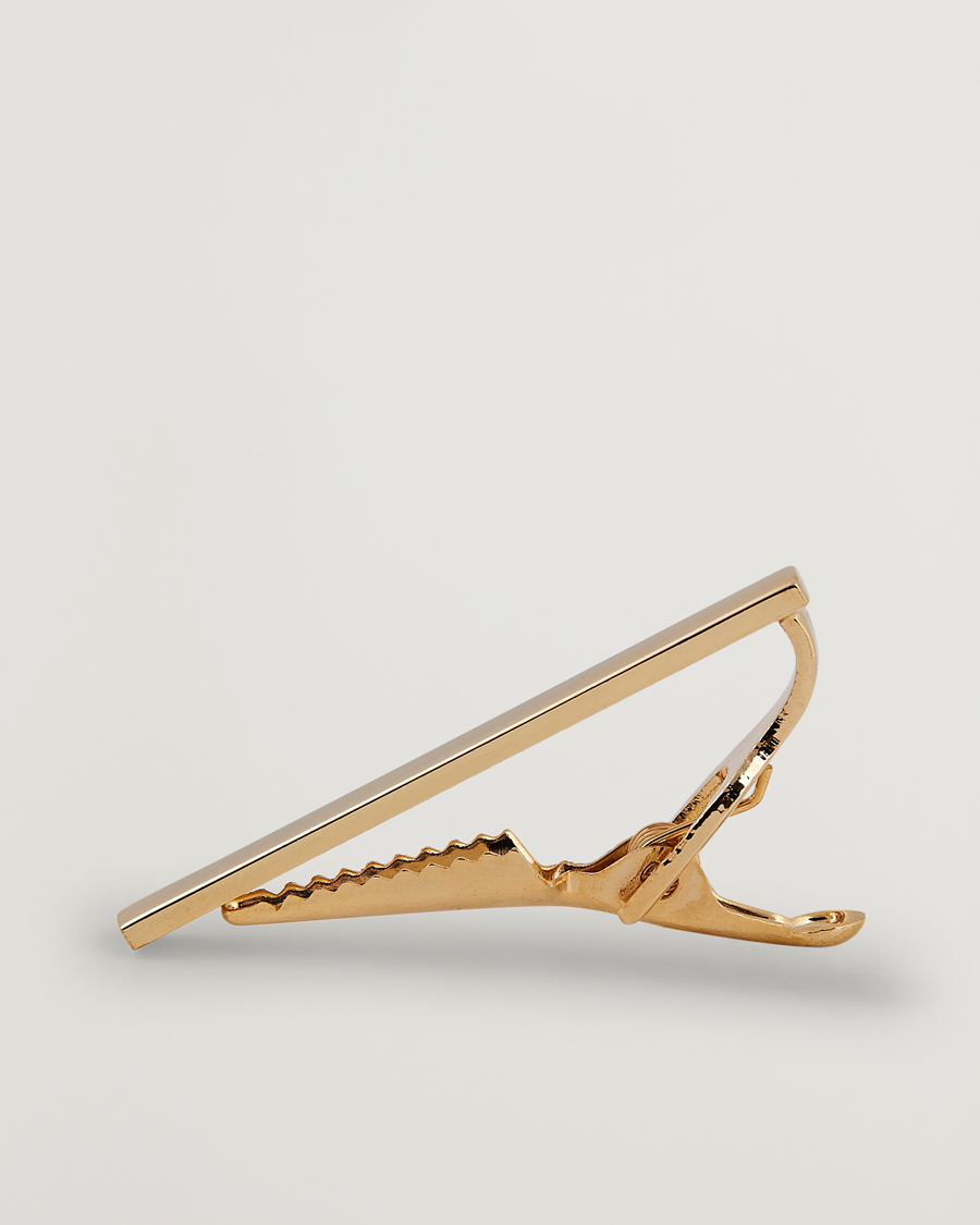 Herren | Krawatten | Amanda Christensen | Tie Clip 4 cm Gold