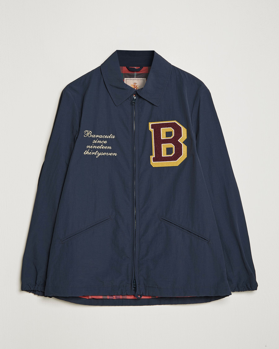 Herren | Jacken | Baracuta | Nylon Coach Jacket Navy