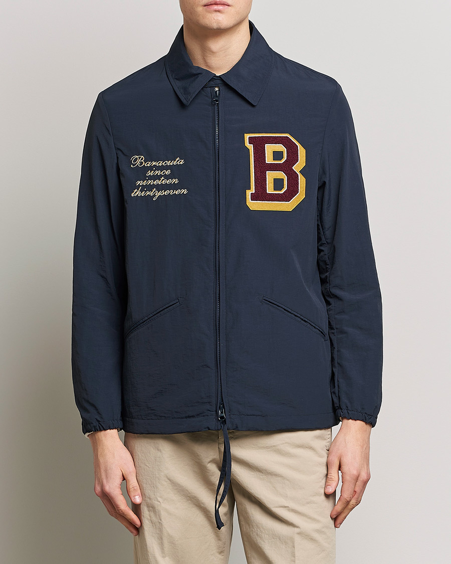 Herren | Jacken | Baracuta | Nylon Coach Jacket Navy