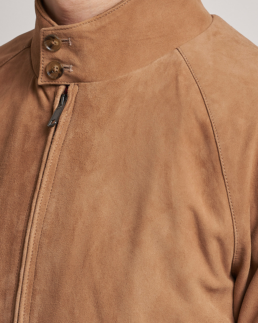 Herren | Jacken | Baracuta | G9 Suede Jacket Tobacco