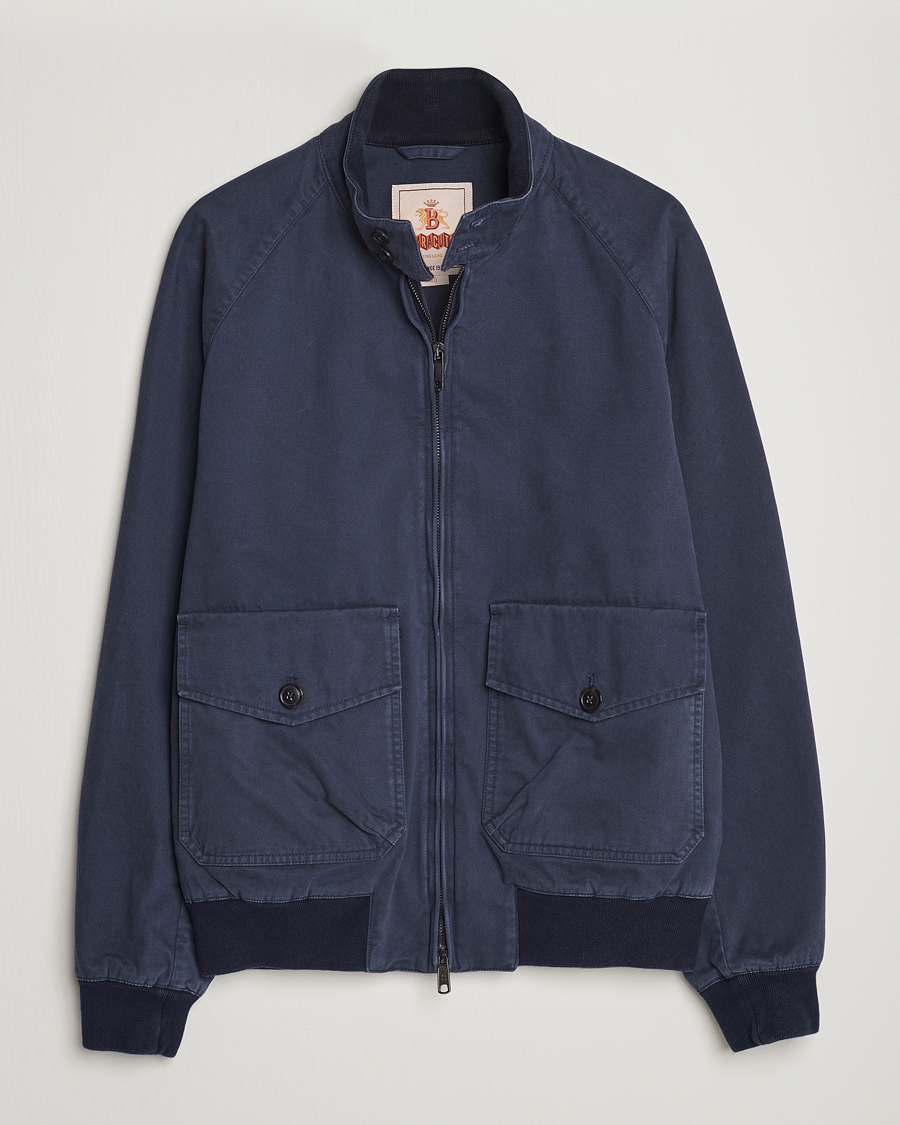 Herren | Jacken | Baracuta | Authentic Fit Pocket G9 Gabardine Jacket Navy