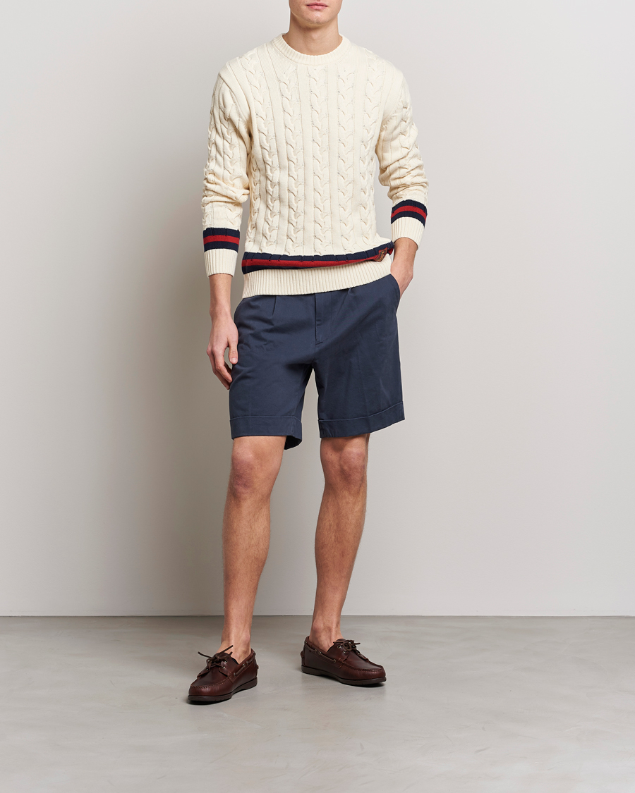 Herren | Shorts | Baracuta | Gabardine Chino Shorts Navy