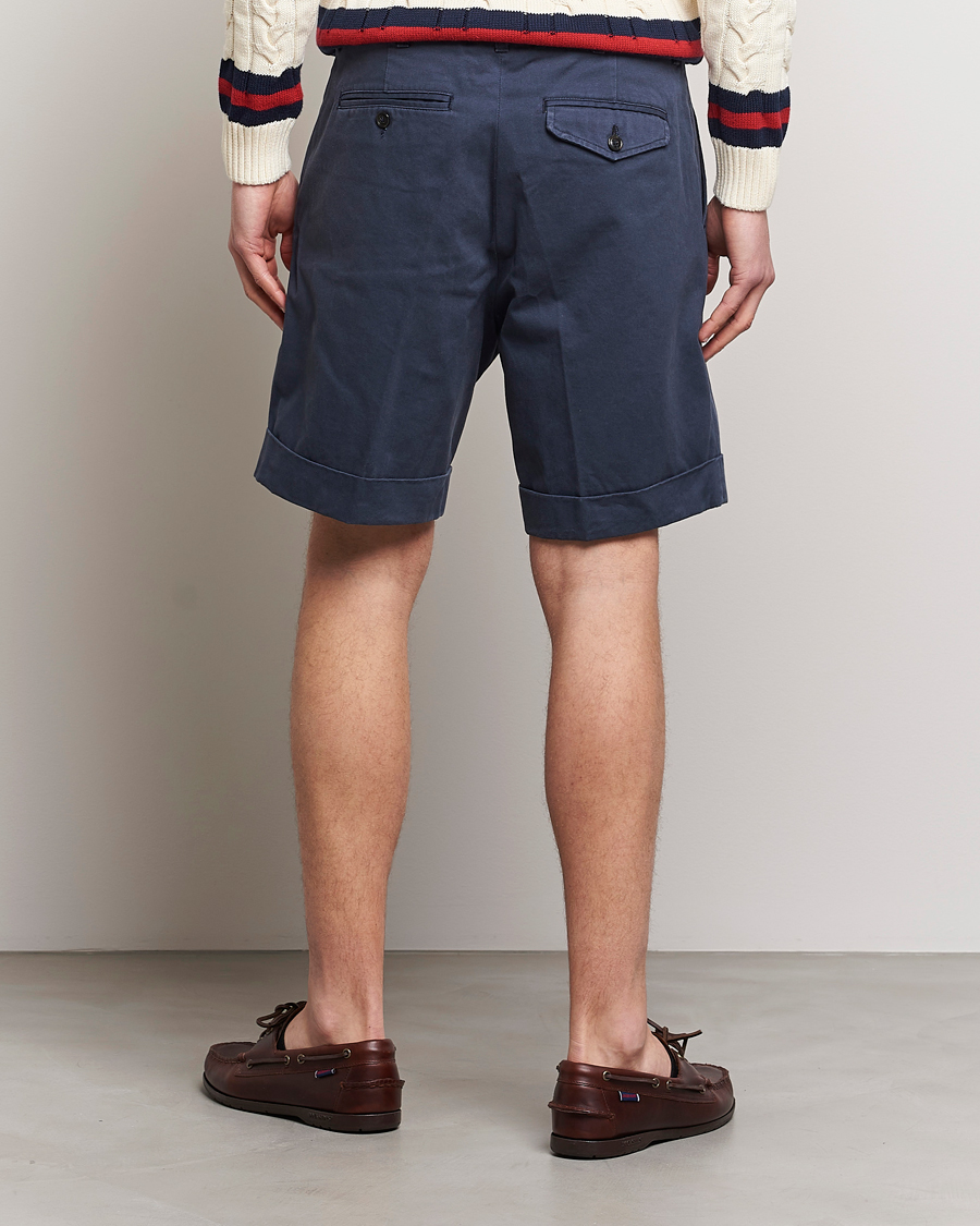 Herren | Shorts | Baracuta | Gabardine Chino Shorts Navy