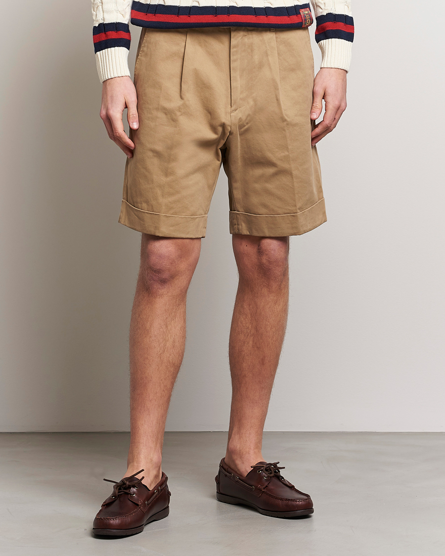 Herren | Shorts | Baracuta | Gabardine Chino Shorts Tan