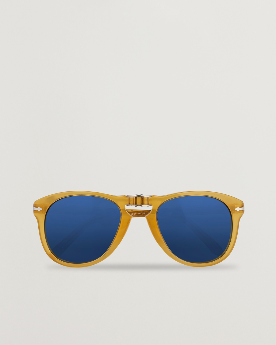Herren | Persol 0PO0714 Steve McQueen Sunglasses Opal Yellow | Persol | 0PO0714 Steve McQueen Sunglasses Opal Yellow