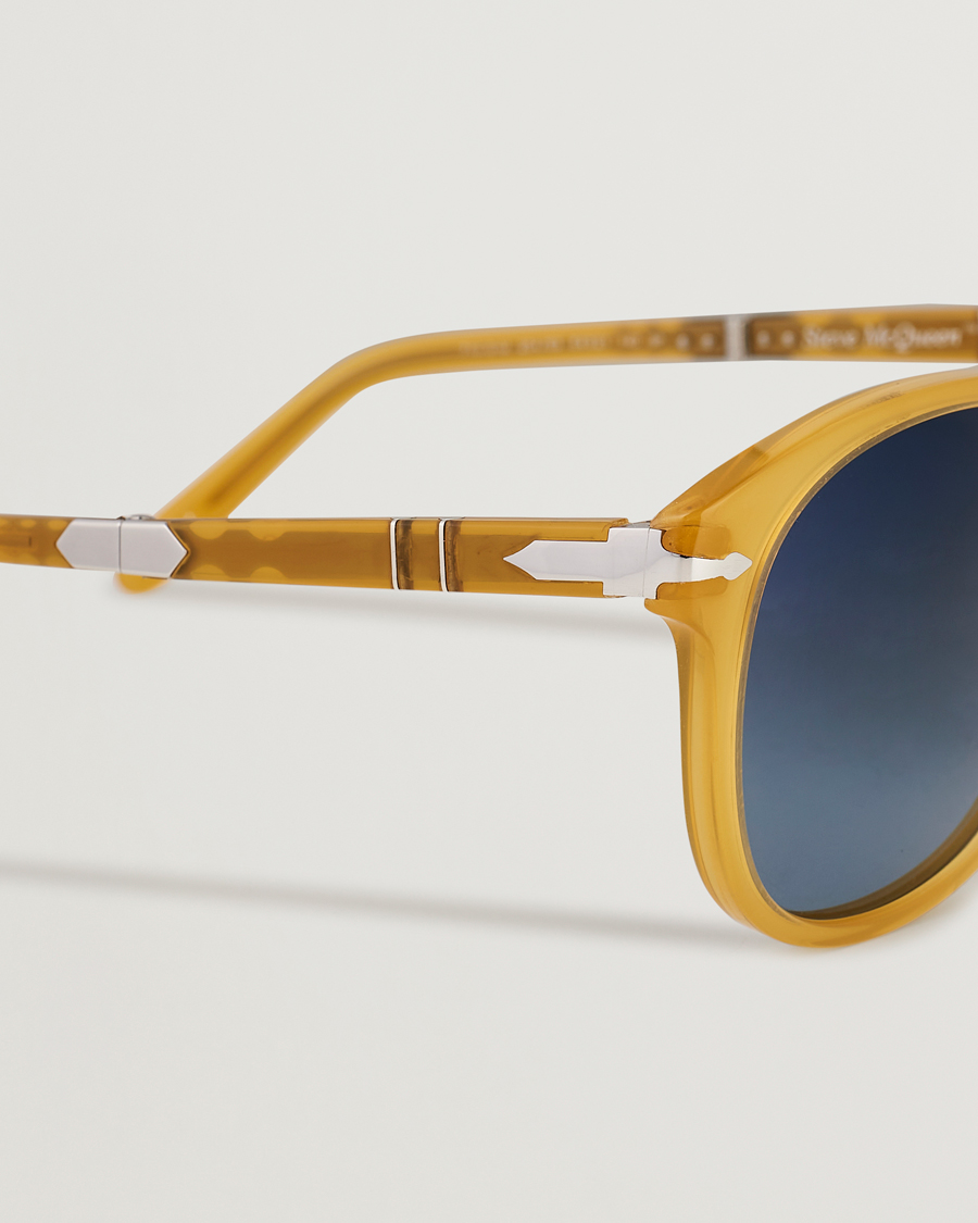 Herren | Persol 0PO0714 Steve McQueen Sunglasses Opal Yellow | Persol | 0PO0714 Steve McQueen Sunglasses Opal Yellow