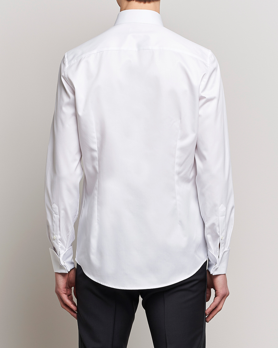 Herren | Hemden | Stenströms | Slimline Open Smoking Shirt White