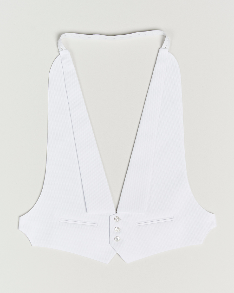 Herren | Hemden | Stenströms | Extra Long Evening Waistcoat White