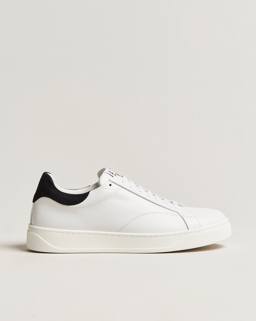 Herren | Lanvin DBB0 Plain Sneaker White/Black | Lanvin | DBB0 Plain Sneaker White/Black