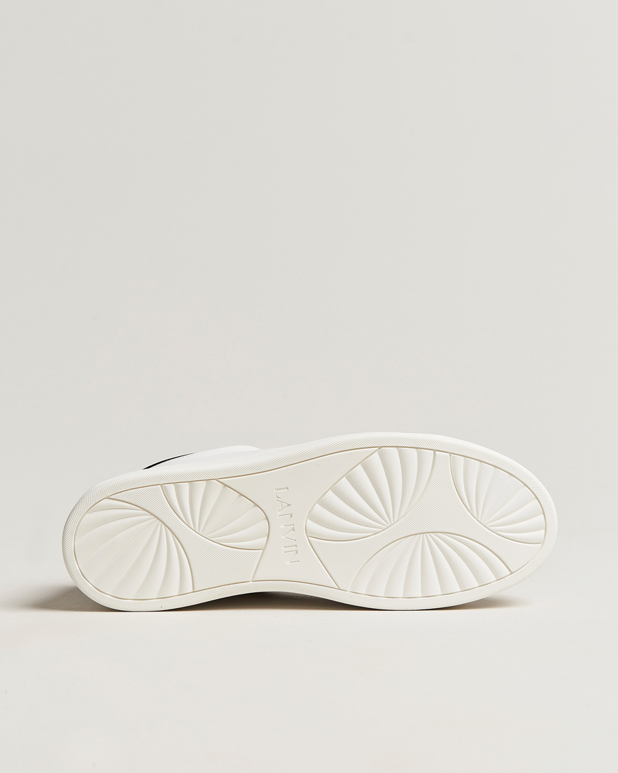 Herren | Lanvin DBB0 Plain Sneaker White/Black | Lanvin | DBB0 Plain Sneaker White/Black