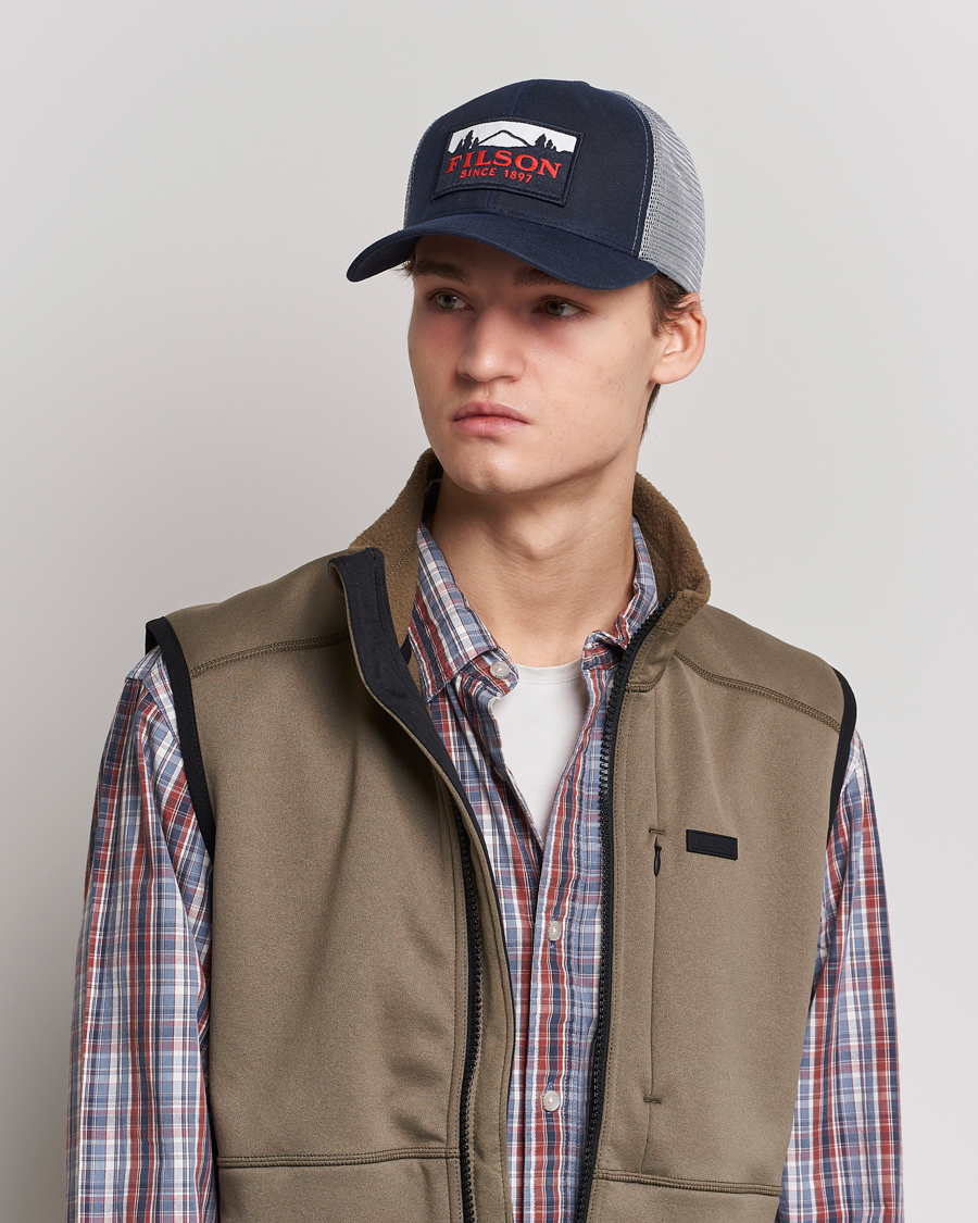 Herren | Filson Mesh Logger Cap Navy | Filson | Mesh Logger Cap Navy