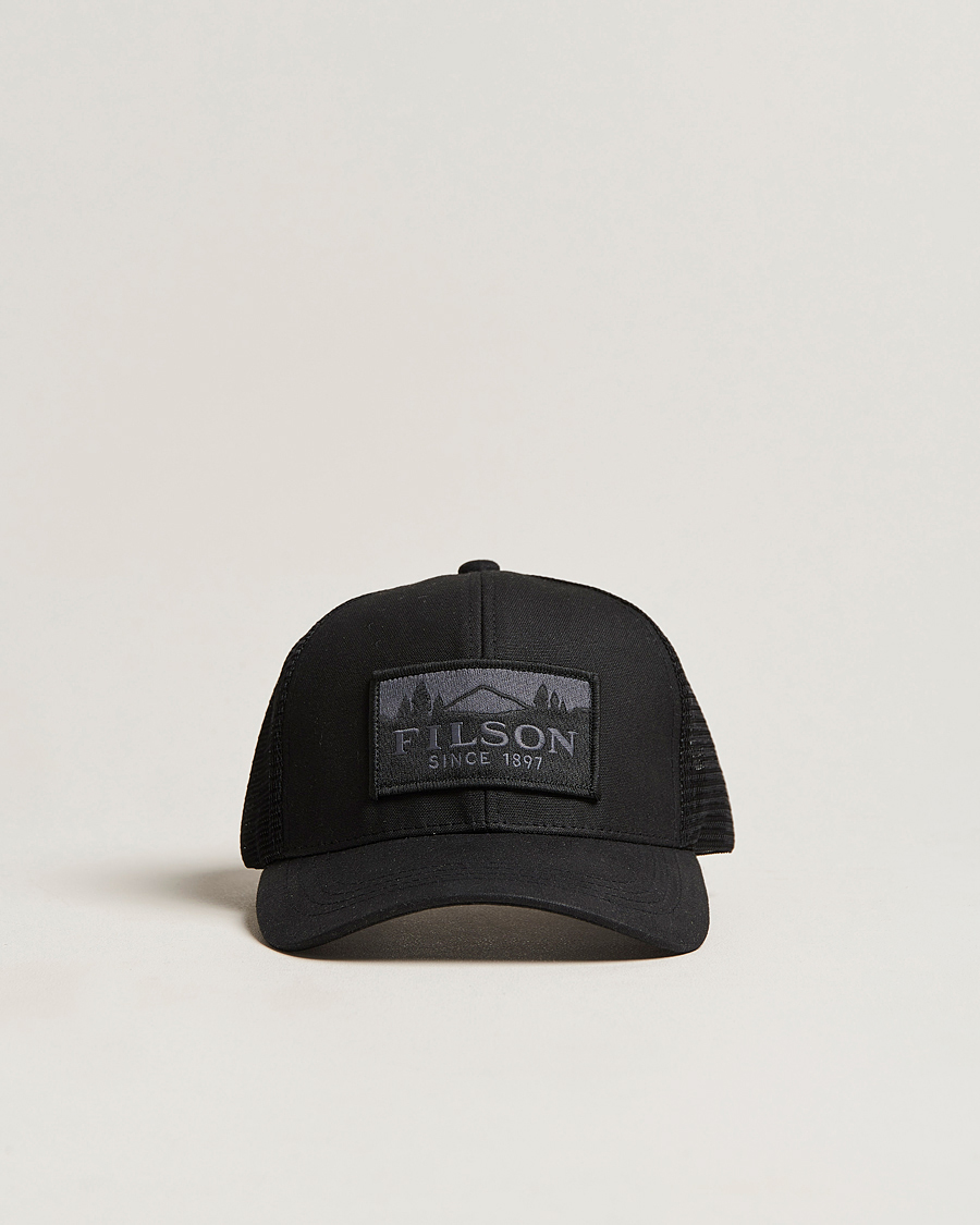 Herren | Filson Logger Mesh Cap Black | Filson | Logger Mesh Cap Black