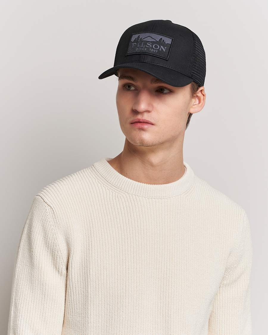 Herren | Hüte & Mützen | Filson | Logger Mesh Cap Black