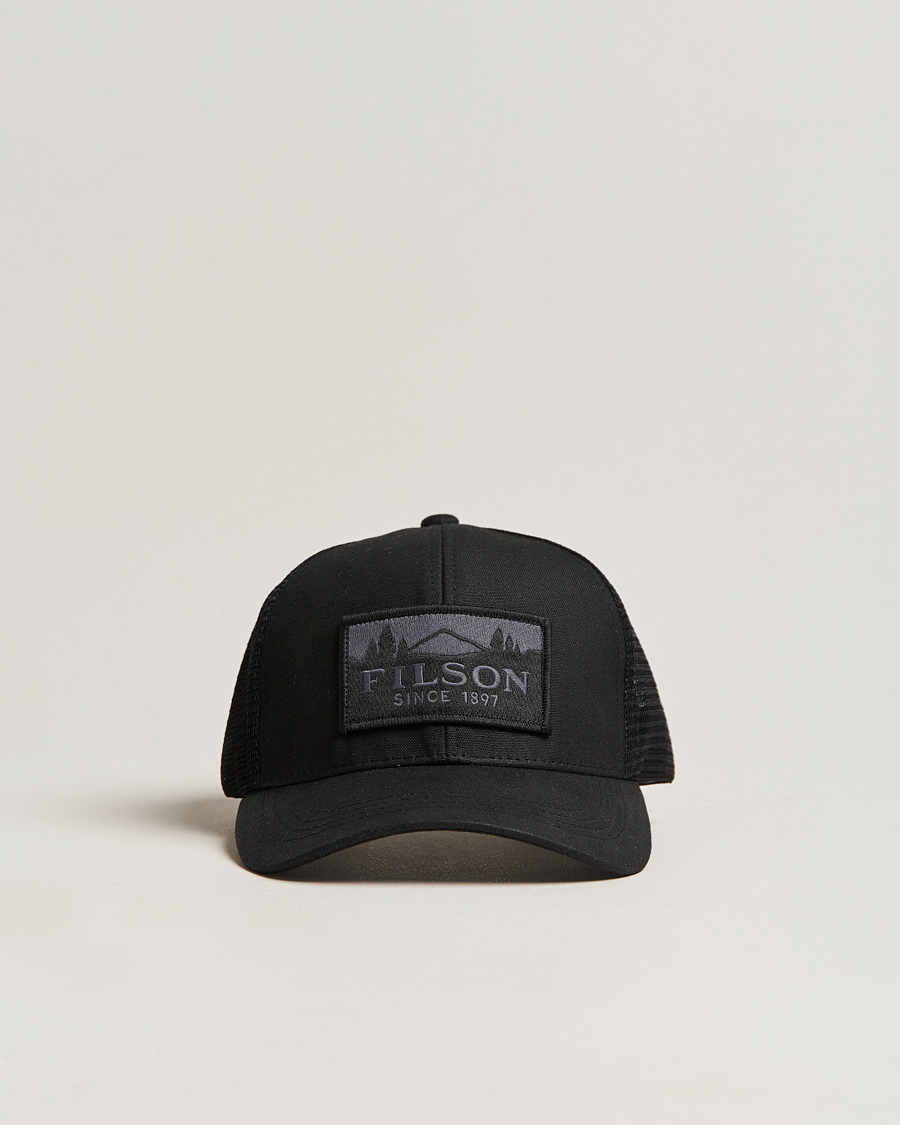 Herren | Filson Logger Mesh Cap Black | Filson | Logger Mesh Cap Black