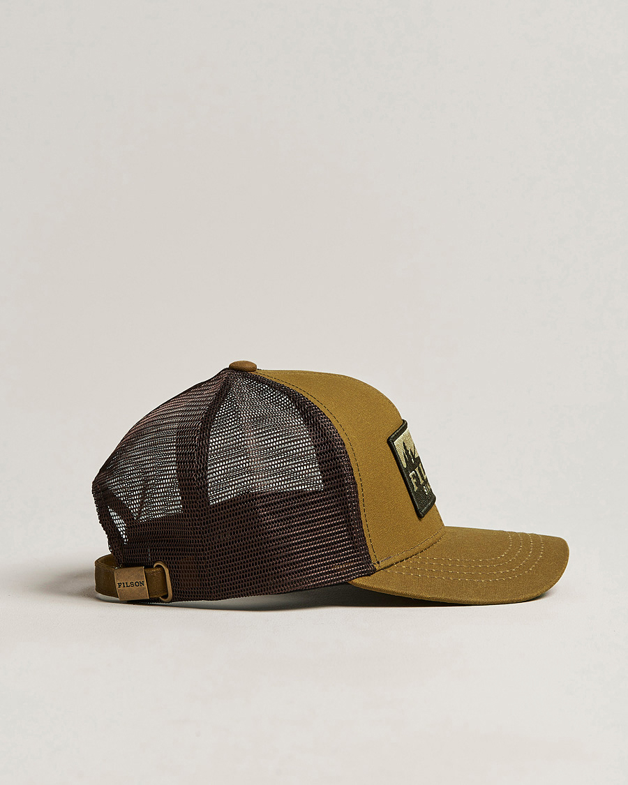 Herren | Filson Logger Mesh Cap Dark Tan | Filson | Logger Mesh Cap Dark Tan