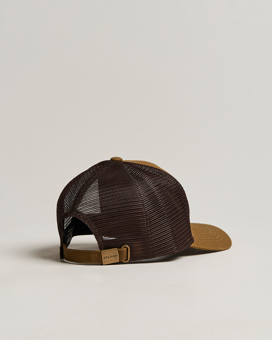 Herren | Filson Logger Mesh Cap Dark Tan | Filson | Logger Mesh Cap Dark Tan